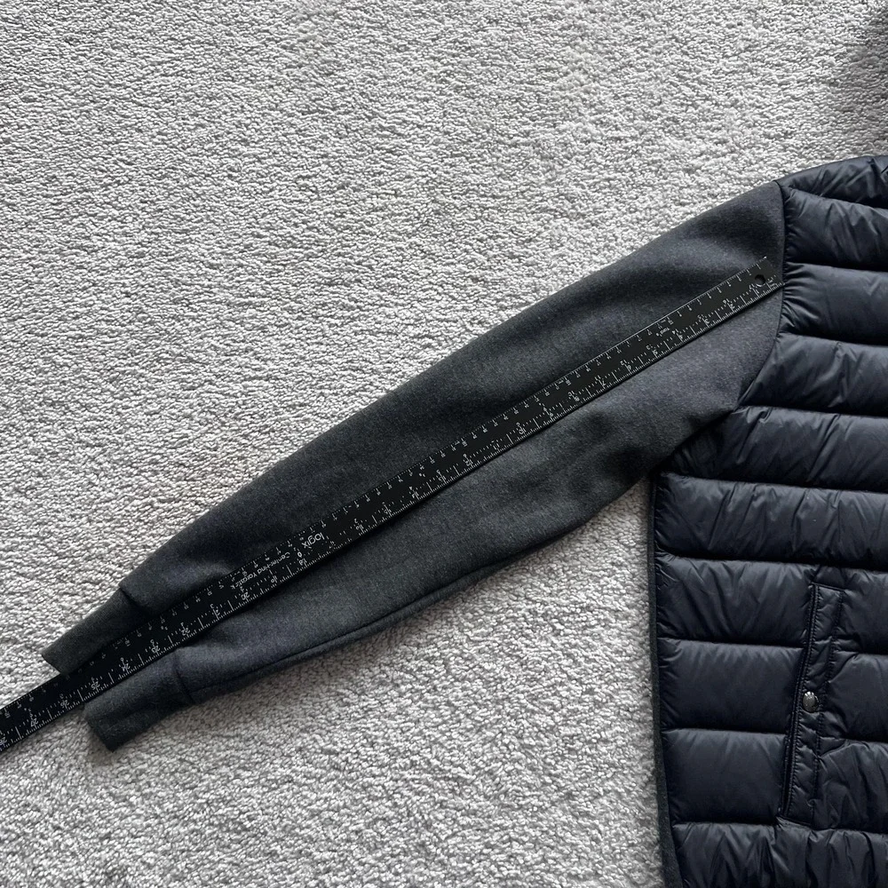 Polo Ralph Lauren Performance Puffer Jacket Mens L Black Hooded Down Hybrid